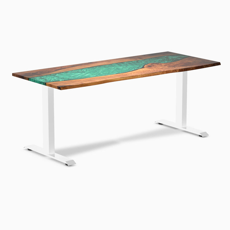 Desky Zero Resin Hardwood Office Desk