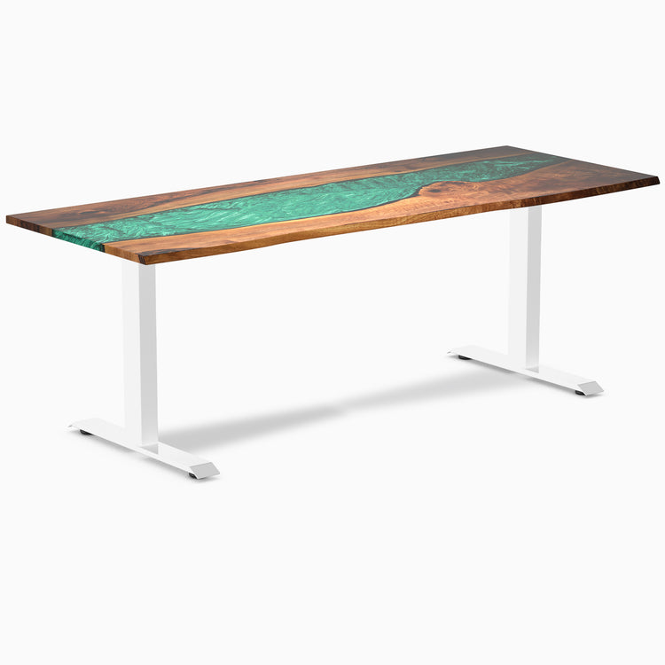 Desky Zero Resin Hardwood Office Desk