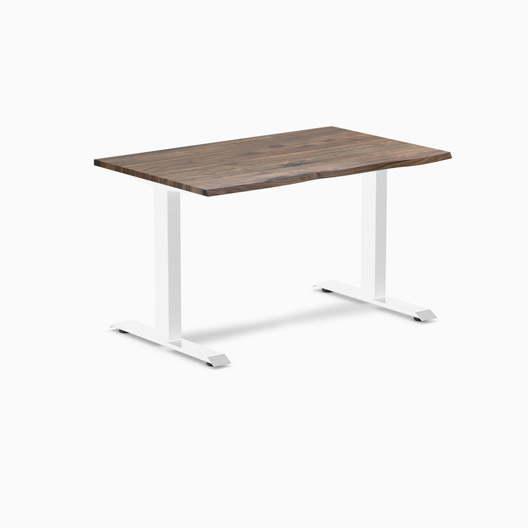 Desky zero hardwood natural walnut fixed office desk