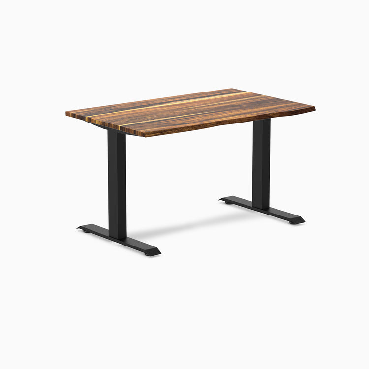 Desky zero pheasantwood fixed office desk