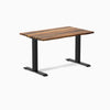 Desky zero pheasantwood fixed office desk