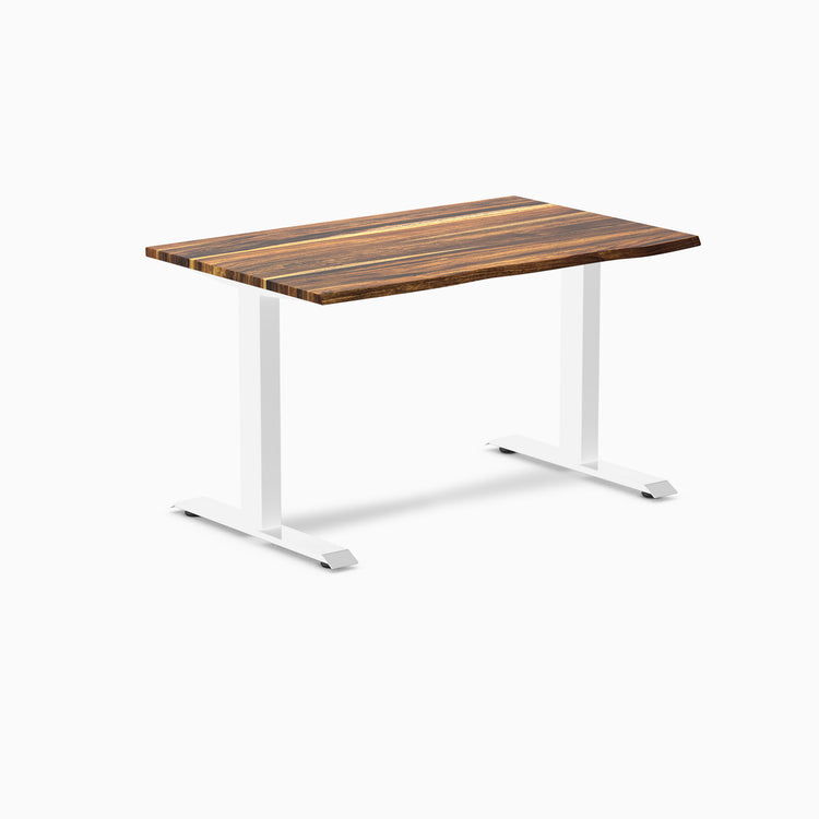 Desky zero pheasantwood fixed office desk