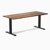 Desky zero pheasantwood fixed office desk