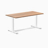 Desky zero hardwood red oak fixed office desk