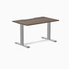 Zero scalloped fixed office desk jarrah legno - Desky