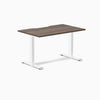 Zero scalloped fixed office desk jarrah legno - Desky