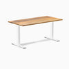 Desky zero hardwood teak fixed office desk