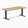 Desky zero hardwood teak fixed office desk