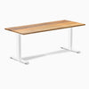 Desky zero hardwood teak fixed office desk