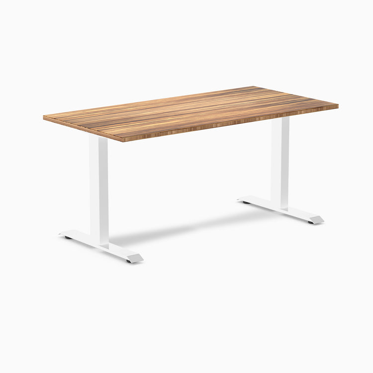 Desky Zero fixed Bamboo Office Desk tiger bamboo -Desky®