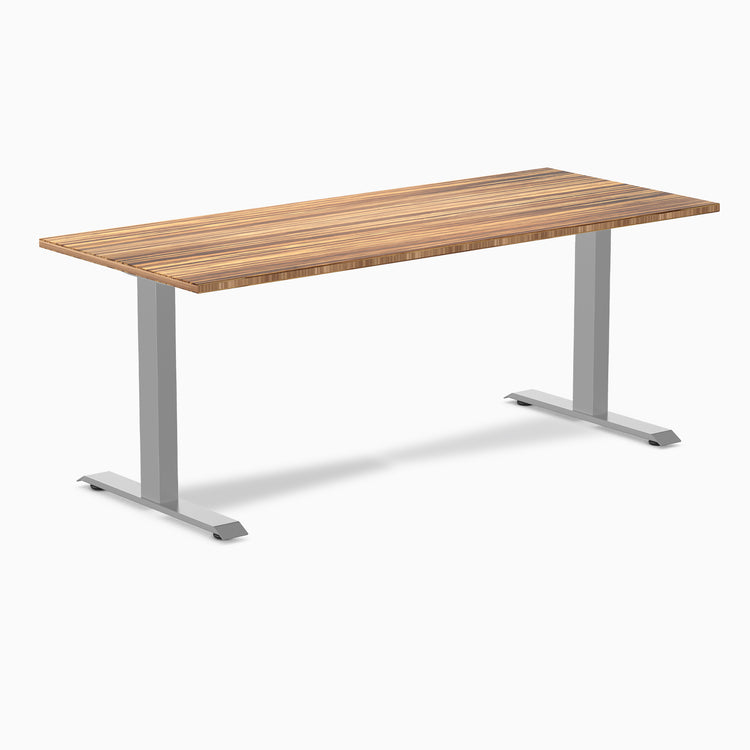 Desky Zero fixed Bamboo Office Desk tiger bamboo -Desky®