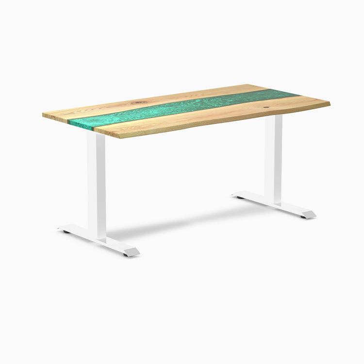 Desky Zero Resin Hardwood Office Desk