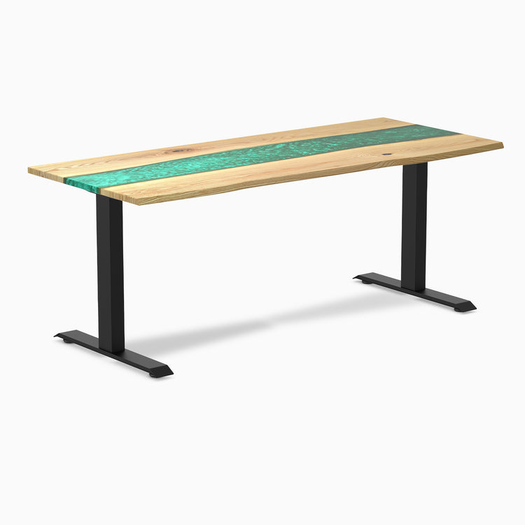 Desky Zero Resin Hardwood Office Desk