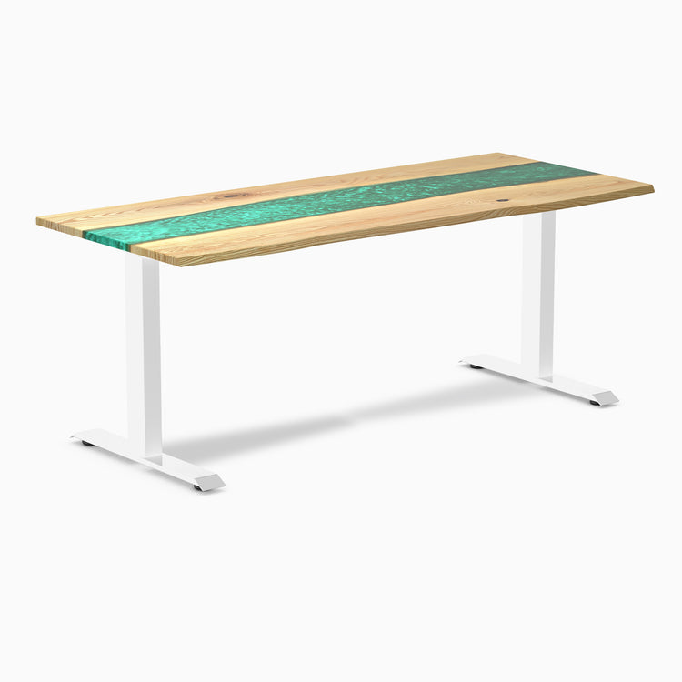 Desky Zero Resin Hardwood Office Desk