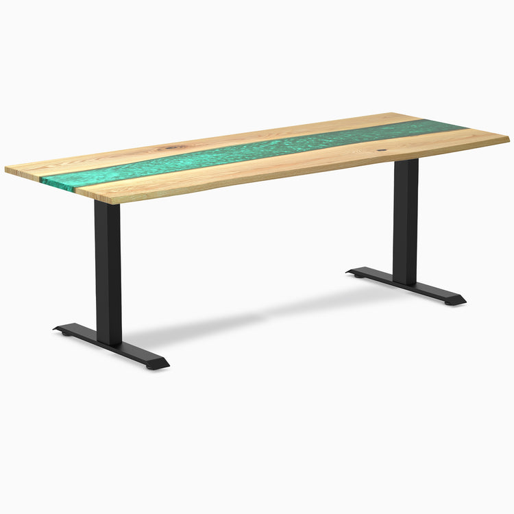 Desky Zero Resin Hardwood Office Desk