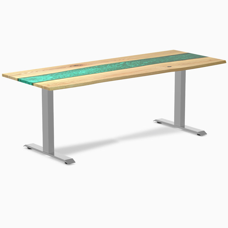 Desky Zero Resin Hardwood Office Desk