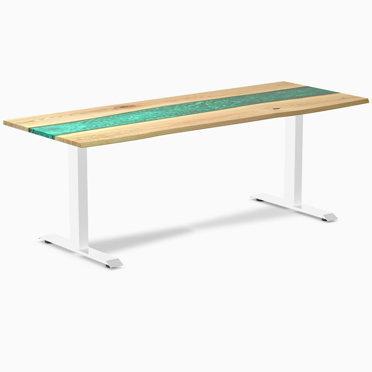 Desky Zero Resin Hardwood Office Desk