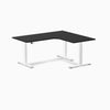 Desky L-Shape Melamine Sit Stand Desk-Black Desky®