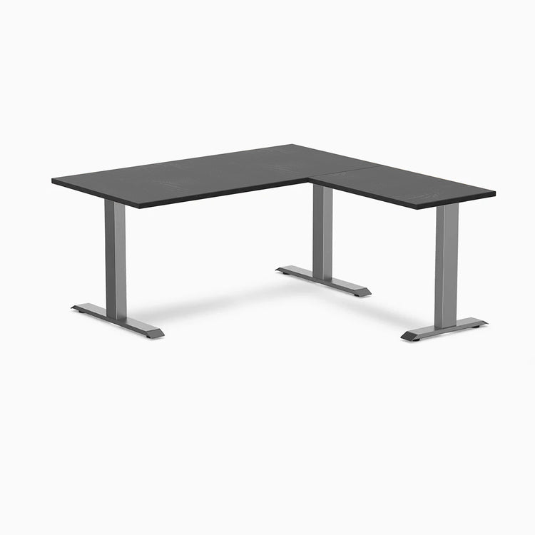 Desky Zero Hardwood L-Shape Office Desk