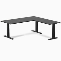 Desky Zero Hardwood L-Shape Office Desk-Desky® Australia