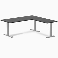 Desky Zero Hardwood L-Shape Office Desk-Desky® Australia