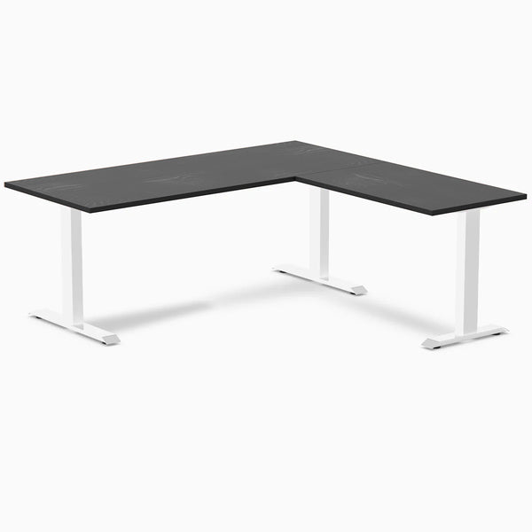 Desky Zero Hardwood L-Shape Office Desk-Desky® Australia