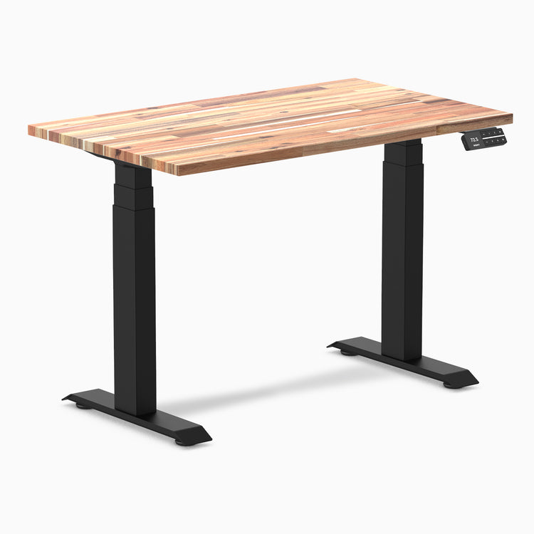 dual mini softwood standing desk acacia - Desky