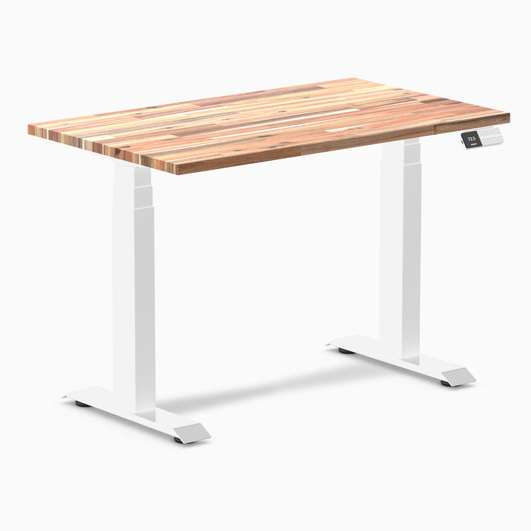 dual mini softwood standing desk acacia - Desky