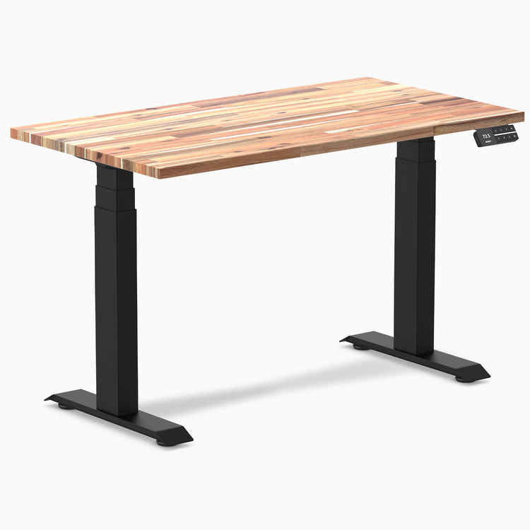 dual mini softwood standing desk acacia - Desky