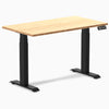 Electric dual mini bamboo standing desk bamboo - Desky