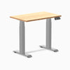 Electric dual mini bamboo standing desk bamboo - Desky