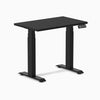 Desky Dual Mini Sit Stand Desk-Black melamine Desky®