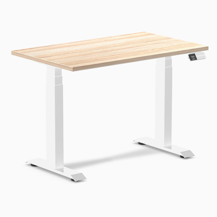 Desky Dual Mini Sit Stand Desk-classic oak Desky®