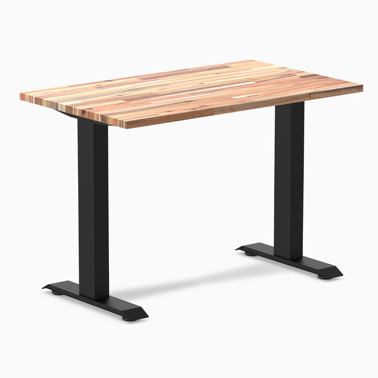 Desky Zero Mini Softwood fixed Office Desk acacia 