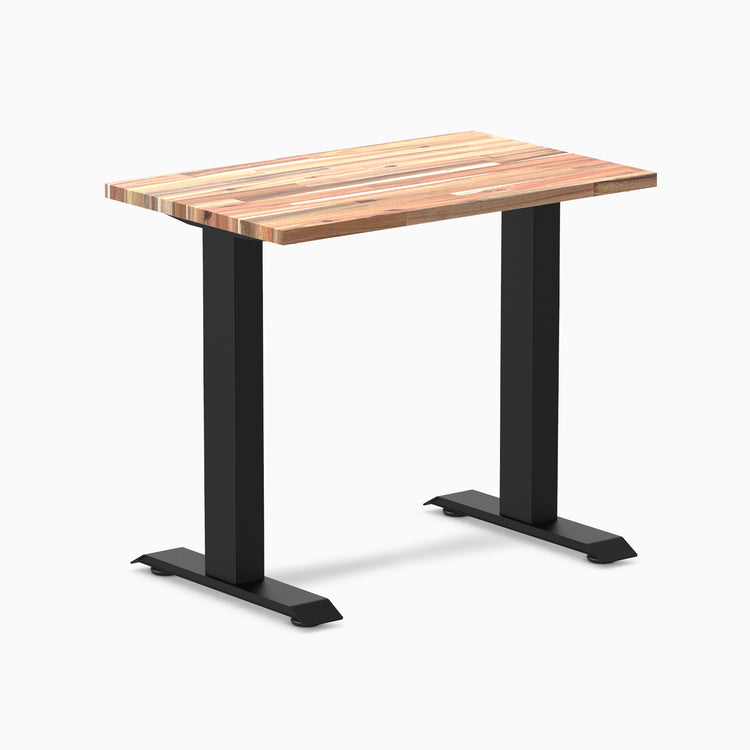 Desky Zero Mini Softwood fixed Office Desk acacia 