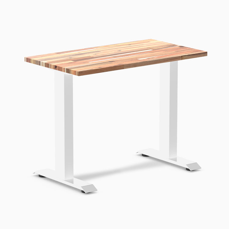 Desky Zero Mini Softwood fixed Office Desk acacia 