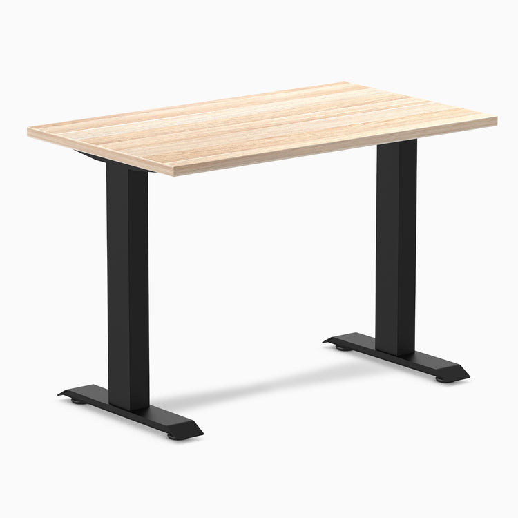 Desky fixed mini melamine desk classic oak