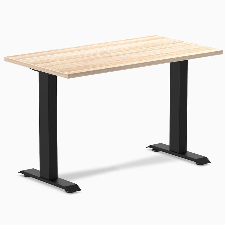 Desky fixed mini melamine desk classic oak