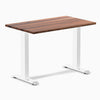 Desky zero mini hardwood fixed desk hardwood walnut - Desky