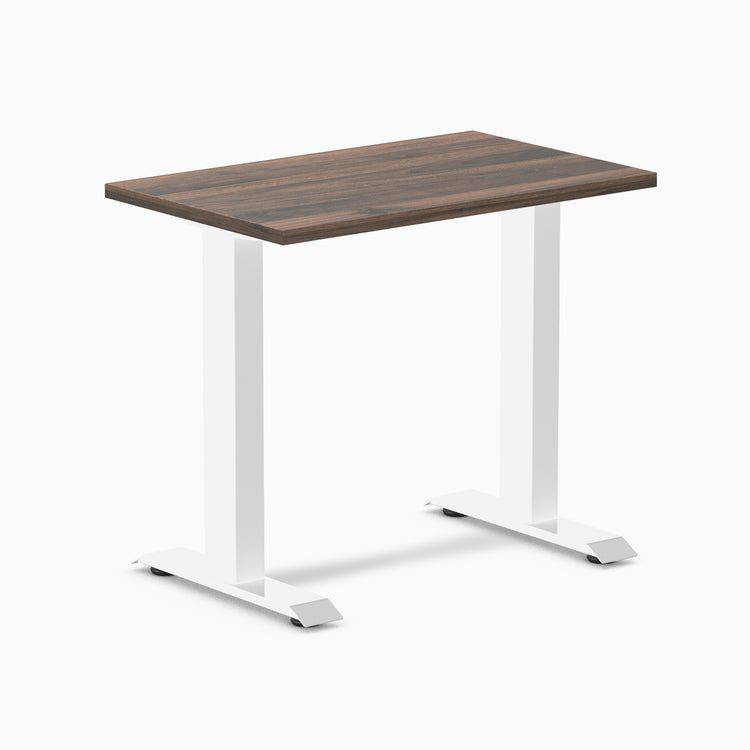 Desky fixed mini melamine desk jarrah