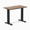 Desky zero mini hardwood fixed desk hardwood natural walnut - Desky