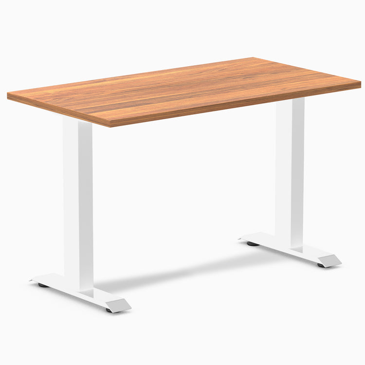 Desky fixed mini melamine desk prime oak