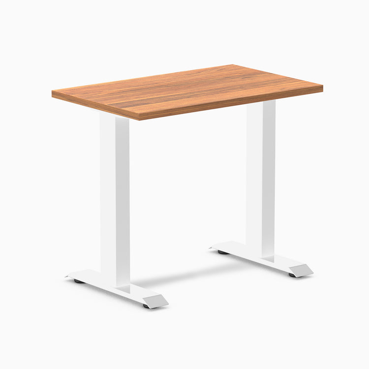 Desky fixed mini melamine desk prime oak