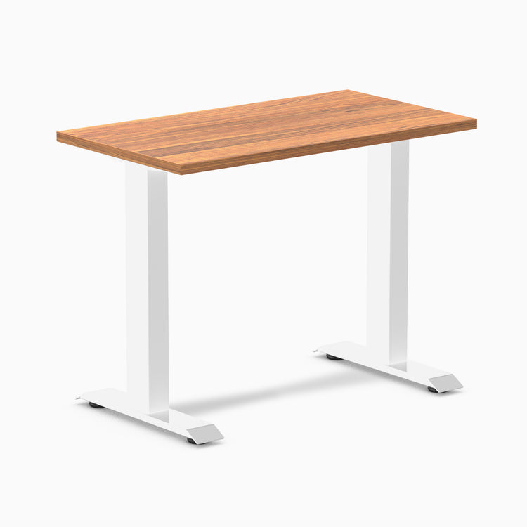 Desky fixed mini melamine desk prime oak