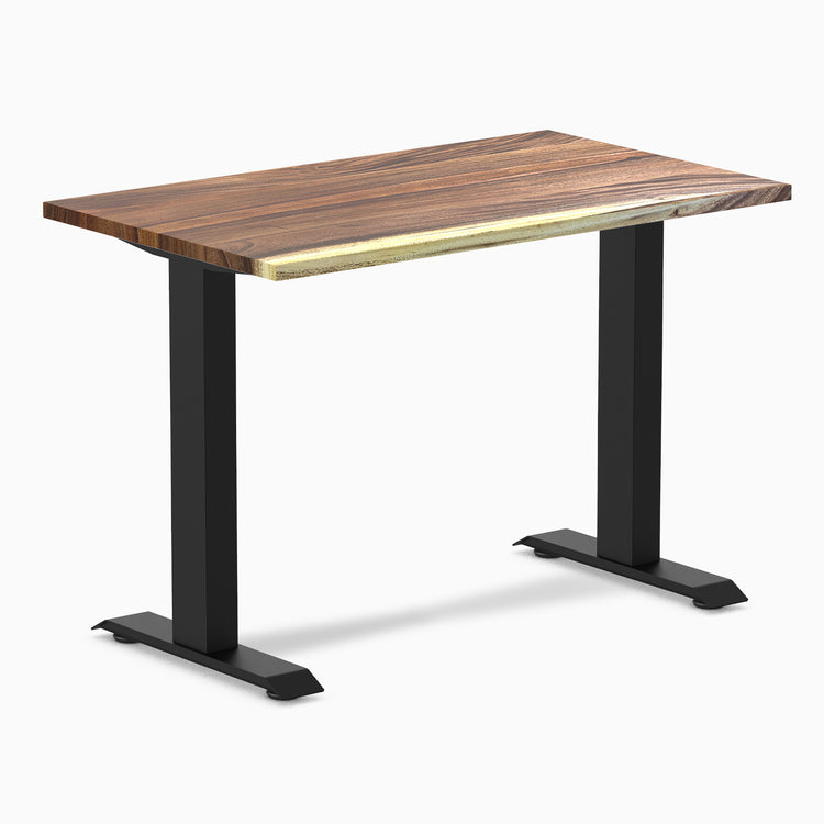 Desky zero mini hardwood fixed desk hardwood saman - Desky