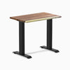 Desky zero mini hardwood fixed desk hardwood saman - Desky