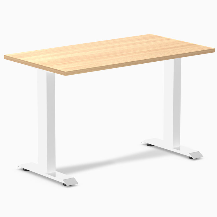 Desky fixed mini melamine desk sublime teak