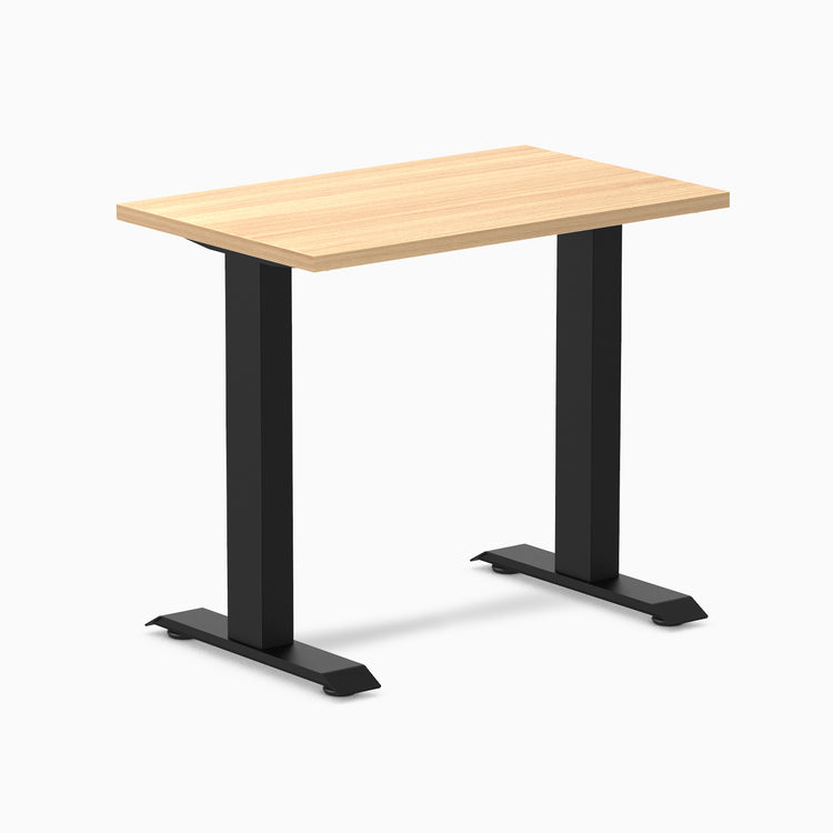 Desky fixed mini melamine desk sublime teak