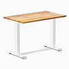 Desky zero mini hardwood fixed desk hardwood teak - Desky