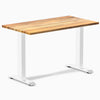 Desky zero mini hardwood fixed desk hardwood teak - Desky